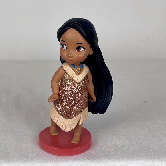 Disney Animator Princess 3" Figures set of 9 Ariel Belle Snow White Pocahontas - Picture 15 of 16